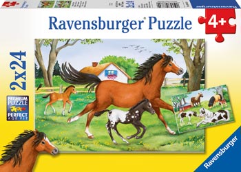 Rburg - World of Horses Puzzle 2x24pc
