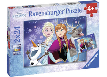 Ravensburger - Frozen 2 Northern Lights Puzzle 2x24 pieces