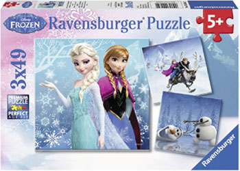 Ravensburger - Frozen 2 Winter Adventures Puzzle 3x49 pieces