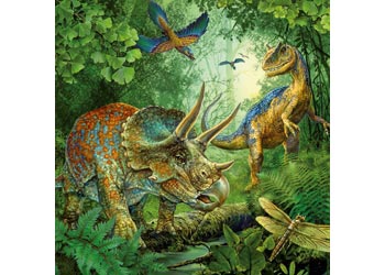 Rburg - Dinosaur Fascination Puzzle 3x49pc