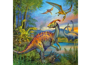 Rburg - Dinosaur Fascination Puzzle 3x49pc