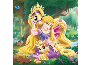 Ravensburger - Disney Belle Cinderella Rapunzel 3x49p