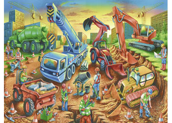 Ravensburger - Construction Crew Puzzle 60pc
