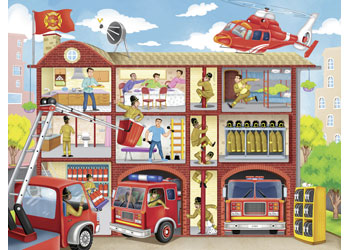 Ravensburger - Firehouse Frenzy Puzzle 100 pieces