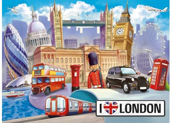 Ravensburger - I Love London Puzzle 100 pieces
