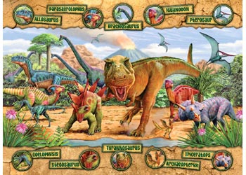 Rburg - Dinosaurs Puzzle 100pc