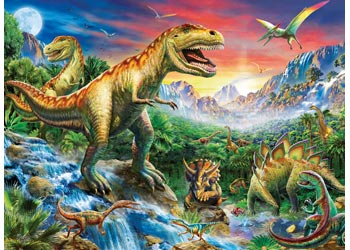 Rburg - Time of the Dinosaurs Puzzle 100pc