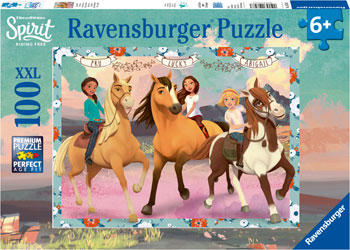 Ravensburger - Spirit Lucky and her Friends 100 pieces