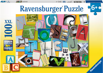 Ravensburger - Funny Alphabet Puzzle 100pc