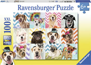 Ravensburger - Doggy Disguise Puzzle 100 pieces