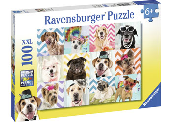 Ravensburger - Doggy Disguise Puzzle 100 pieces