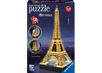 Rburg - Eiffel Tower at Night 3D Puzzle 216pc