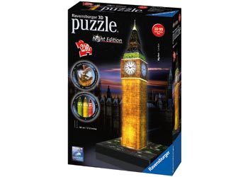 Ravensburger - Big Ben at Night 3D Puzzle Building