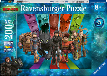 Ravensburger - HTTYD 3 Dragons Puzzle 200pc