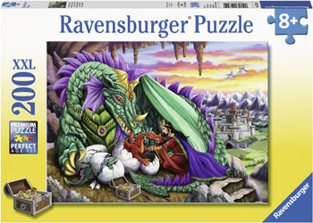 Ravensburger - Queen of Dragons Puzzle 200pc