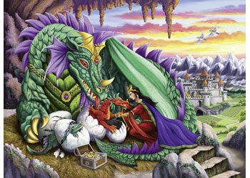 Ravensburger - Queen of Dragons Puzzle 200pc