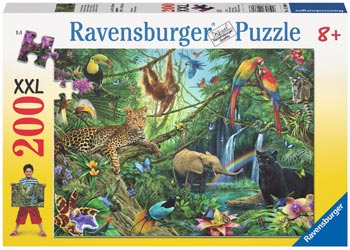Rburg - Animals in the Jungle Puzzle 200pc