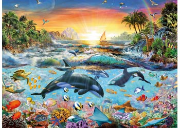 Rburg - Orca Paradise Puzzle 200pc