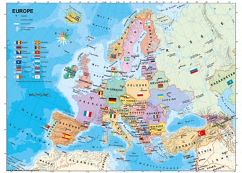 Rburg - European Map Puzzle 200pc