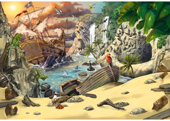 Rburg - Kids Escape Pirates Peril Puzzle 368pc