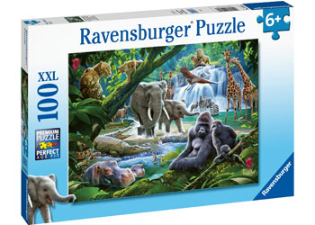 Rburg - Jungle Animals Puzzle 100pc
