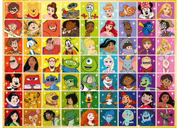 Ravensburger - Disney Color Palette 100 Pc Puzzle