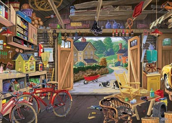 Ravensburger - Grandpa's Garage Puzzle 300 pieces Lge Format