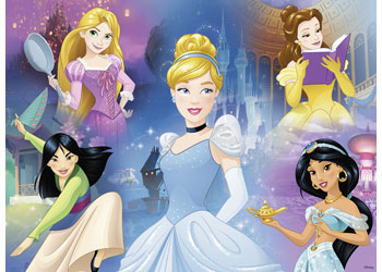 Rburg - Disney Charming Princess COLOUR BK 100pc