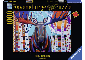 Rburg - Winter Moose Puzzle 1000pc