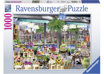 Ravensburger - Wanderlust Amsterdam Flower Market 1000pc