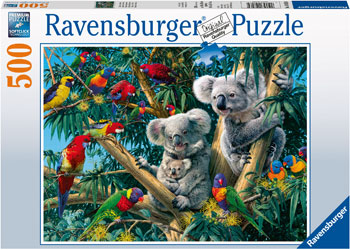 500 Teile Quadratisches Puzzle Ravensburger 15205 Sommergruß 