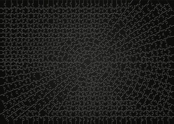Rburg - Krypt Black Spiral Puzzle 736pc