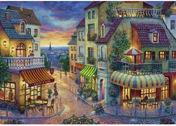 MB Catalogue: Ravensburger - An Evening in Paris Puzzle 1000 pieces