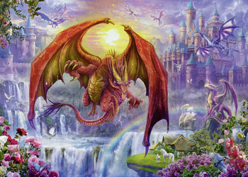 Ravensburger - Dragon Kingdom Puzzle 1000pc