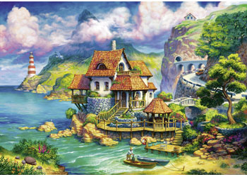 Ravensburger - The Cliff House Puzzle 1000pc