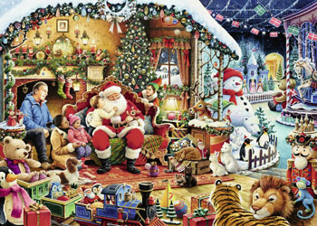 Rburg - Let's Visit Santa!  1000pc