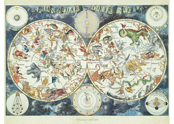 Rburg - World Map of Fantastic Beasts 1500pc