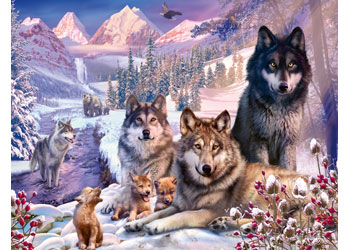 Rburg - Wolves in the Snow 2000pc