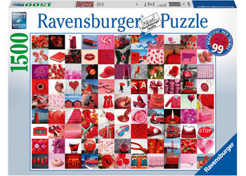 Ravensburger - 99 Beautiful Red Things Puzzle 1500pc