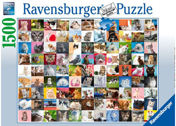 Ravensburger - 99 Cats Puzzle 1500pc