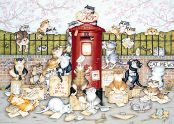 Rburg - Crazy Cats Lost in the Post 1000pc