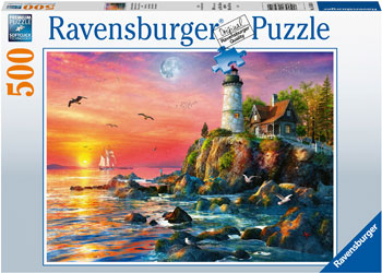 Rburg - Lighthouse at Sunset Puzzle 500pc