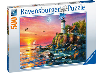 Rburg - Lighthouse at Sunset Puzzle 500pc