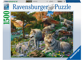 Rburg - Wolves in Spring Puzzle 1500pc