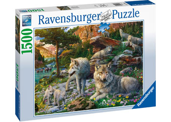 Rburg - Wolves in Spring Puzzle 1500pc
