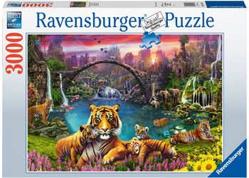 Rburg - Tigers in Paradise Puzzle 3000pc