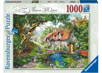 Rburg - Flower Hill Lane Puzzle 1000pc
