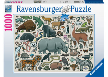 Rburg - You Wild Animal Puzzle 1000pc