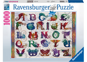 Rburg - Dragon Alphabet Puzzle 1000pc
