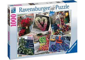 Rburg - NYC Flower Flash Puzzle 1000pc